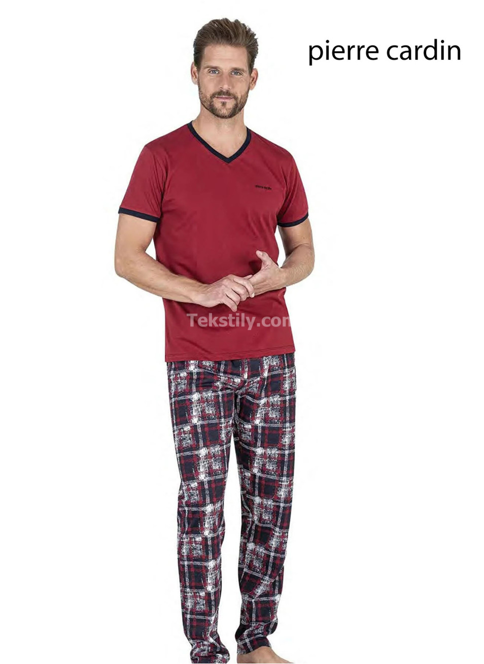 Мужской Комплект с Брюками Pierre Cardin 2024 (S-M-L-XL-2XL)