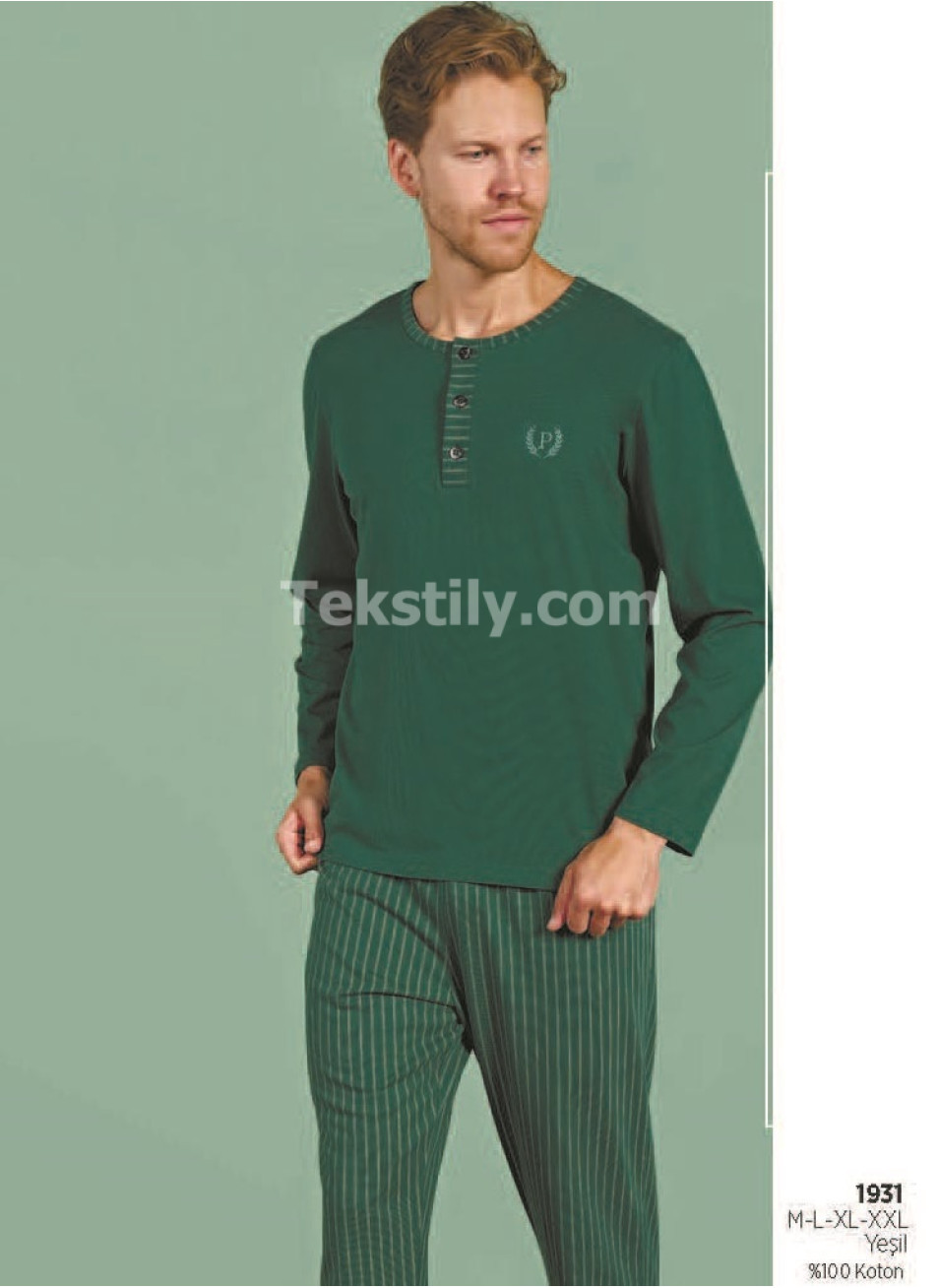 Мужская пижама PİJADORE 2025/26 (M+L+XL+2XL)