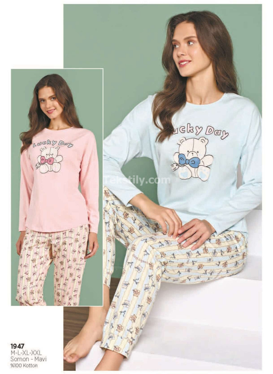 Женская Пижама PİJADORE 2025/26 (M+L+XL+2XL)