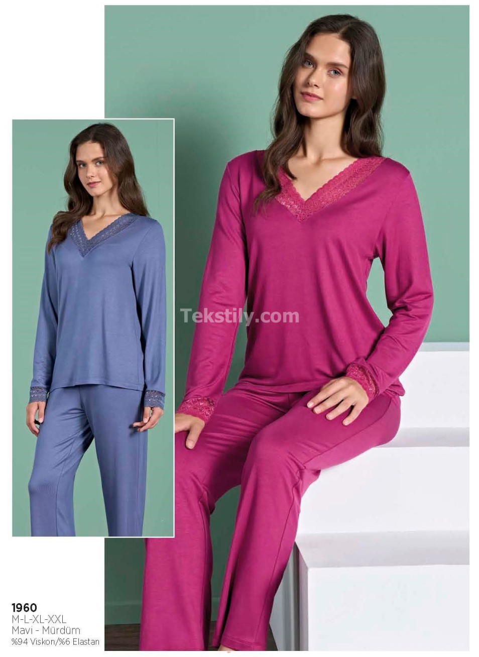 Женская Пижама PİJADORE 2025/26 (M+L+XL+2XL)