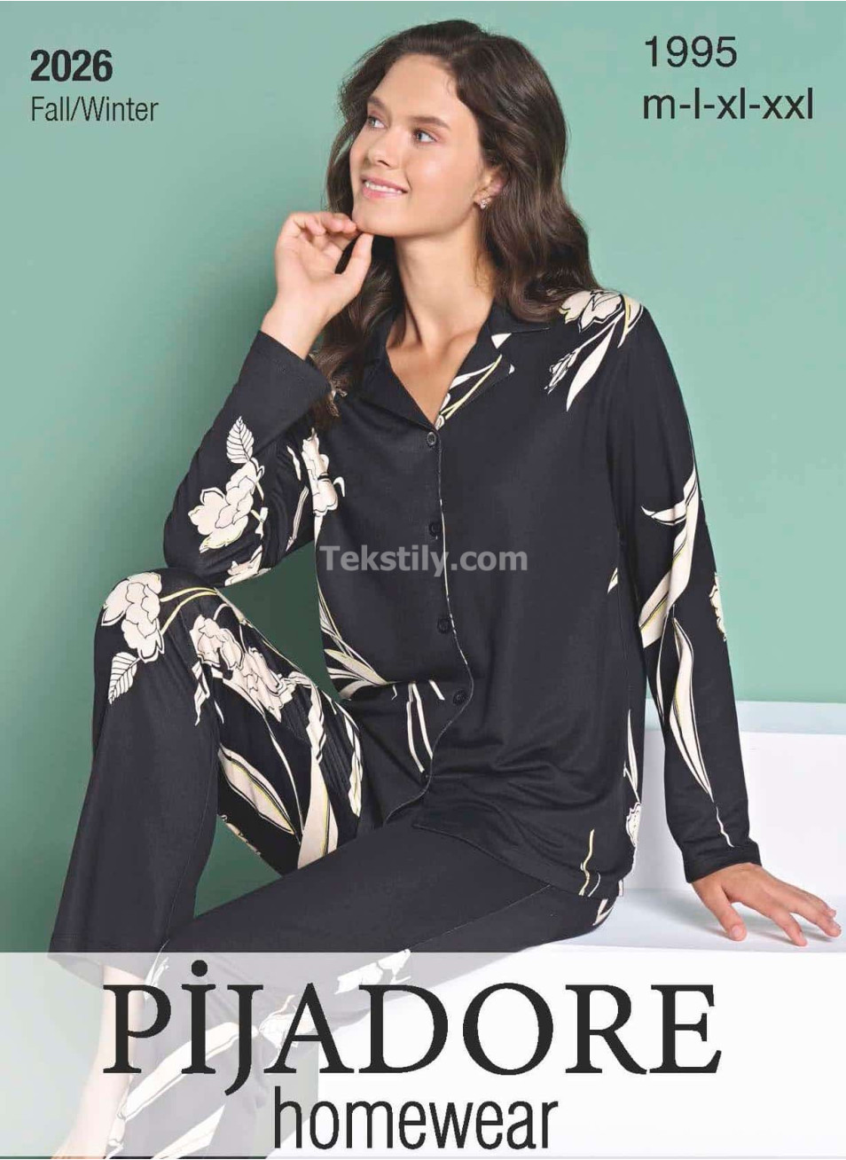 Женская Пижама PİJADORE 2025/26 (M+L+XL+2XL)
