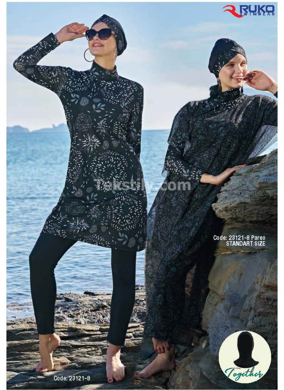 2023 Женский Купальник (S, M, L, XL, 2XL) Ruko Swimwear