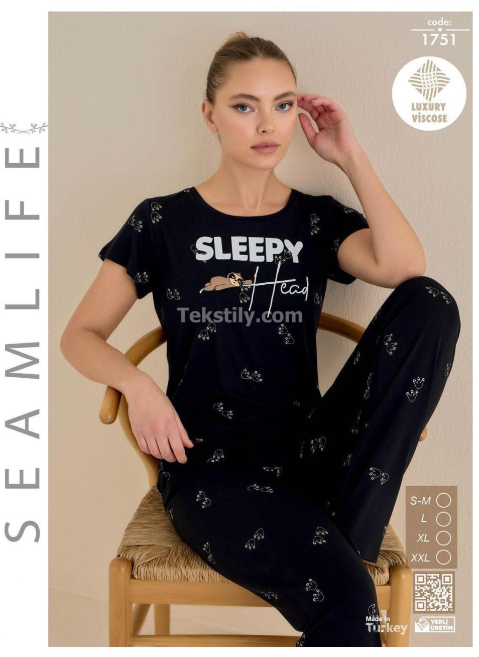 Женский комплект с брюками SEAMLIFE (S/M+L+XL+2XL)