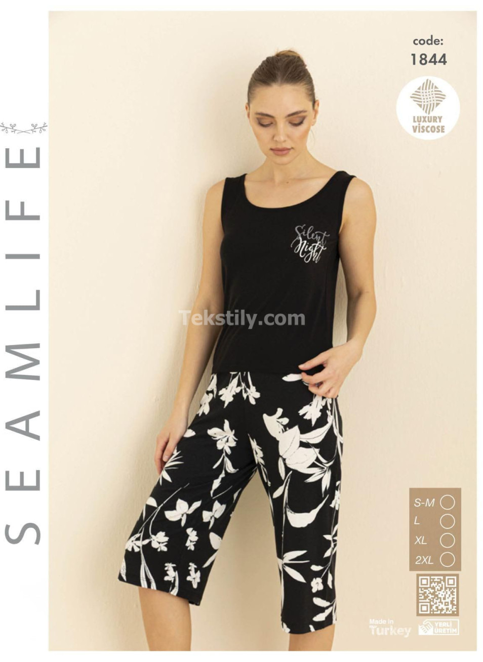 Женский комплект с капри Seamlife (S/M+L+XL+2XL)