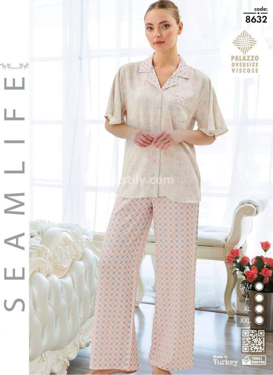 Женский комплект с брюками SEAMLIFE (S/M+L+XL+2XL)