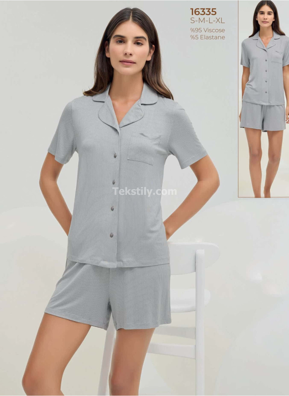 Женский комплект с шортами Sevim 2025 (S+M+L+XL) 