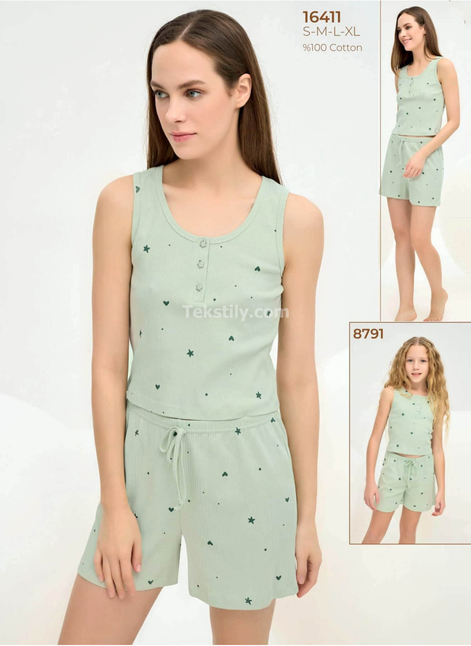 Женский комплект с шортами Sevim 2025 (S+M+L+XL) 