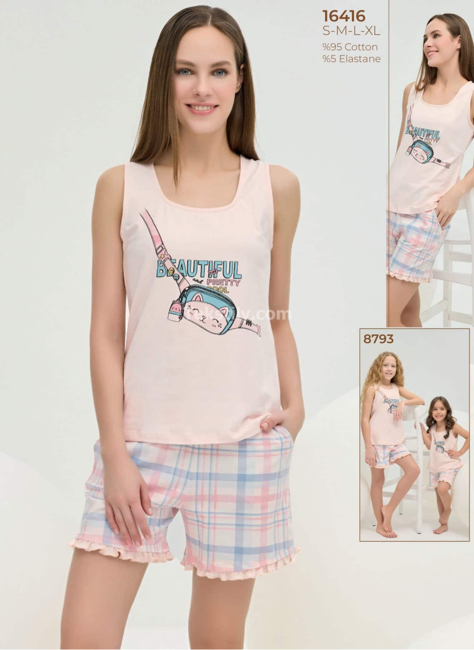 Женский комплект с шортами Sevim 2025 (S+M+L+XL) 