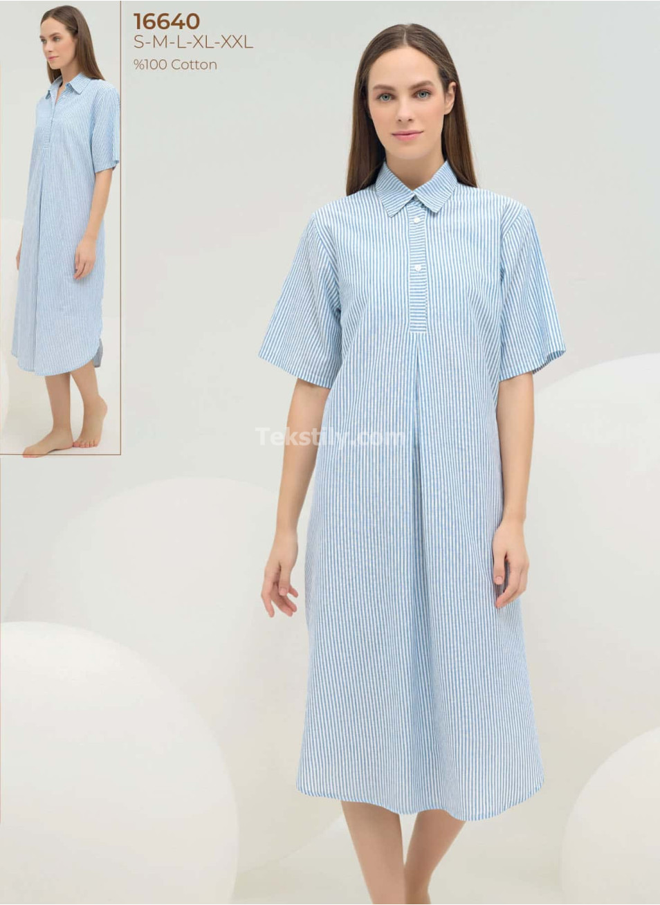 Домашнее Платье Sevim 2025 (S+M+L+XL+2XL)