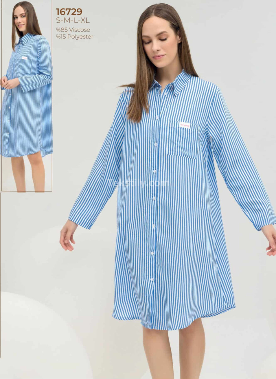 Женское Платье-туника Sevim 2025 (S+M+L+XL) 