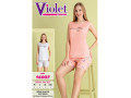 Женский комплект с шортами VIOLET (M+L+XL+2XL)