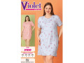 Женская Ночная сорочка батал Violet (3XL+4XL+5XL+6XL)